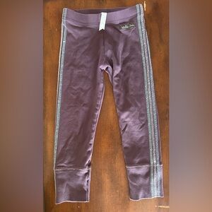 Matilda Jane Purple Leggings with Blue Stripes